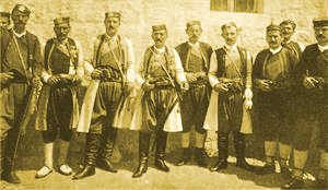 Crnogorski oficiri 1904.